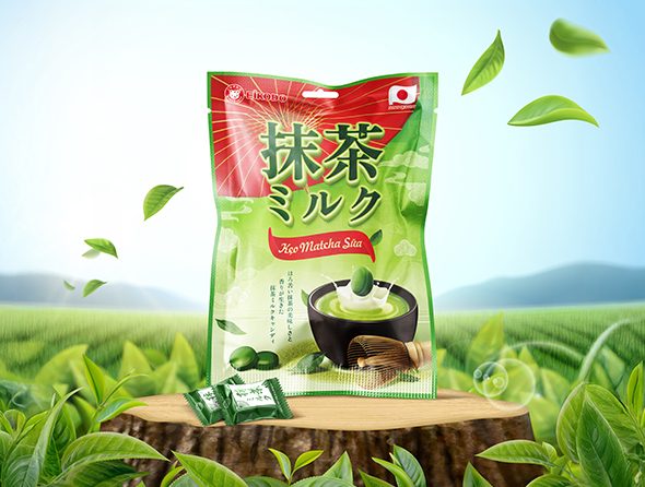 Special Promotion on Eikodo Matcha Milk Candy at Aeon Supermarkets