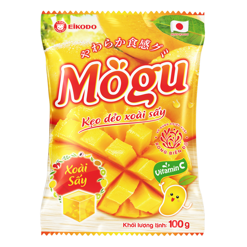 Kẹo Dẻo Mogu Xoài Sấy 100g