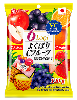 Yokubari Fruit + VC Candy 120g